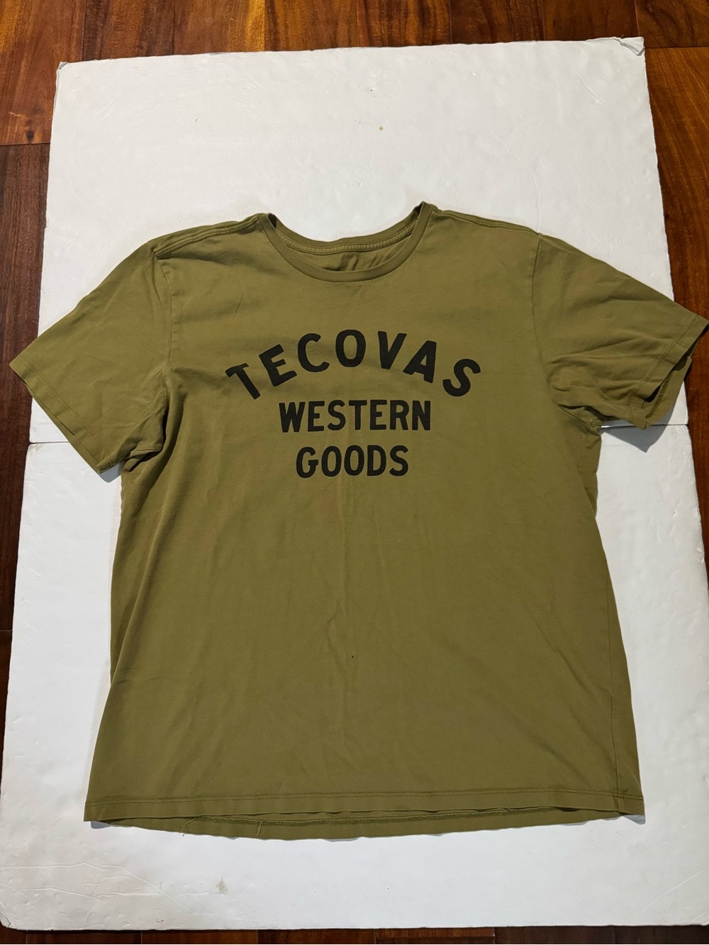 Tecovas Western Goods Wear Green T-Shirt Men’s Size L Large